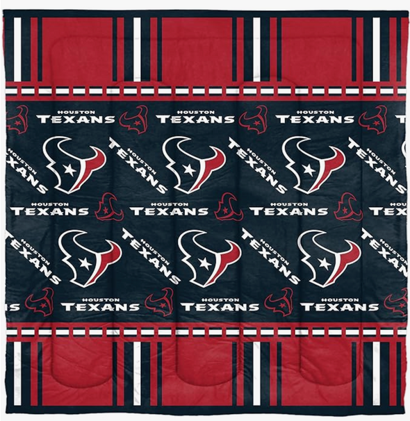 Northwest NFL Houston Texans Rotary Bed in a Bag Set