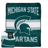 Northwest NCAA Michigan State Spartans Singular Silk Touch Throw Blanket, 45" x 60"