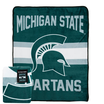 Northwest NCAA Michigan State Spartans Singular Silk Touch Throw Blanket, 45" x 60"