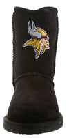 Cuce Shoes NFL Women's Minnesota Vikings The Ultimate Fan Boots Boot - Black