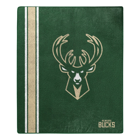 Northwest NBA Milwaukee Bucks Sherpa Throw Blanket