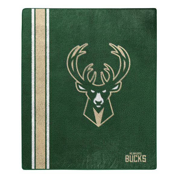 Northwest NBA Milwaukee Bucks Sherpa Throw Blanket