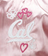 Adidas NCAA Newborn California Golden Bears Satin Cheer Jacket - Pink