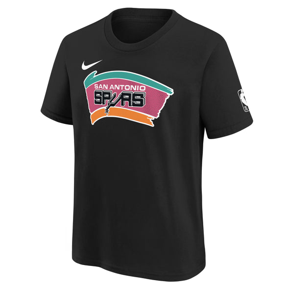 Nike NBA Youth San Antonio Spurs Essential Mixtape Logo Short Sleeve Tee