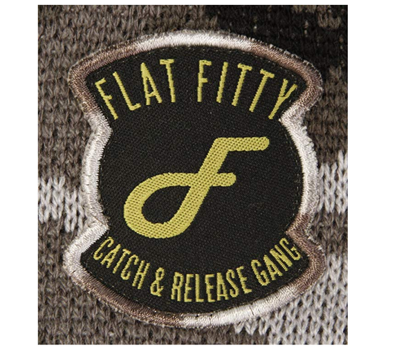 Flat Fitty Catch & Release Hooks Air Cuff Beanie, OSFM, Grey Camo