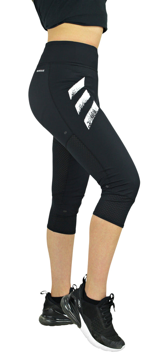 Adidas Women's High Waisted Mid-Calf Sport Leggings, Black