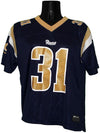 Reebok NFL Women's St. Louis Rams Adam Archuleta #31 Dazzle Jersey, Navy