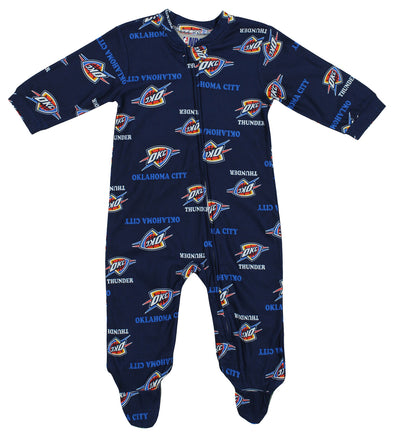 Outerstuff NBA Newborn/Infant Oklahoma City Thunder Coverall Zip Up Sleeper