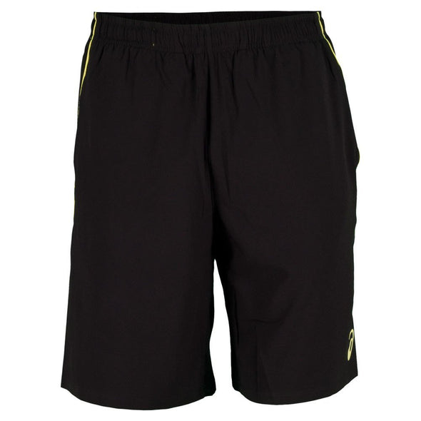 Asics Men's 2-n-1 Tennis Shorts - Black & Gray