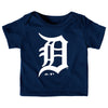 Outerstuff MLB Infants Detroit Tigers Mini Uniform Tee Set, Navy