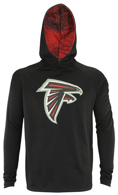 Zubaz NFL Atlanta Falcons Men's Lightweight French Terry Hoodie