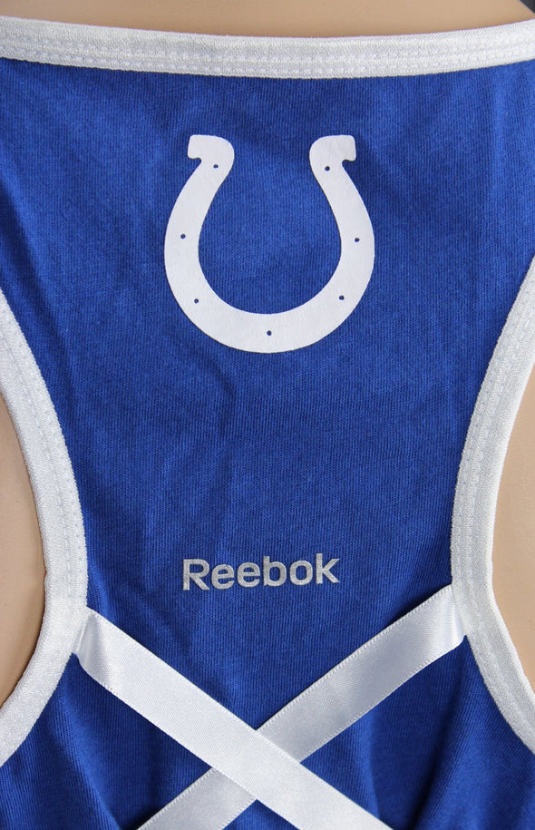 Reebok NFL Women's Indianapolis Colts Field Flirt Womens Tunic Top, Blue