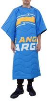 FOCO NFL Los Angeles Chargers Exclusive Outdoor Wearable Big Logo Blanket, 50" x 60"