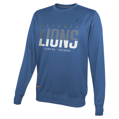 Outerstuff NFL Men's Detroit Lions Pro Style Performance Fleece Sweater