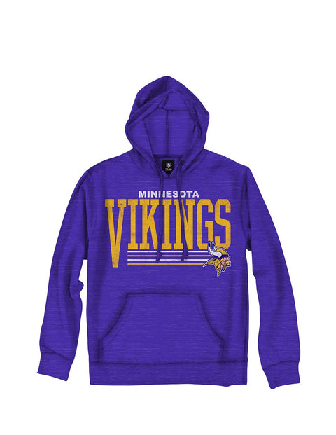 Minnesota Vikings NFL Men's Fundamentals Pullover French Terry Hoodie, Purple
