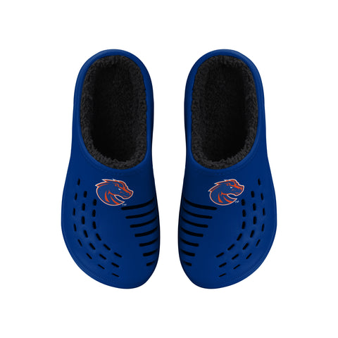 FOCO NCAA Men's Boise State Broncos Sherpa Lined Big Logo Clogs