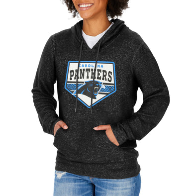 Zubaz NFL Women's Carolina Panthers Team Color Soft Hoodie