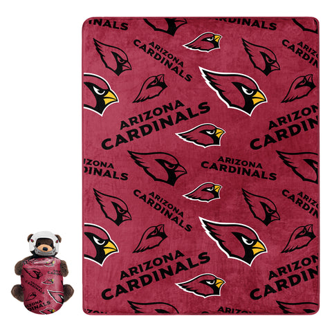 Northwest NFL Arizona Cardinals Plush Bear Hugger W/ 40" X 50" Silk Touch Throw Blanket