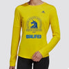 Adidas Women's Boston Marathon 2021 Qualified Tee, Yellow