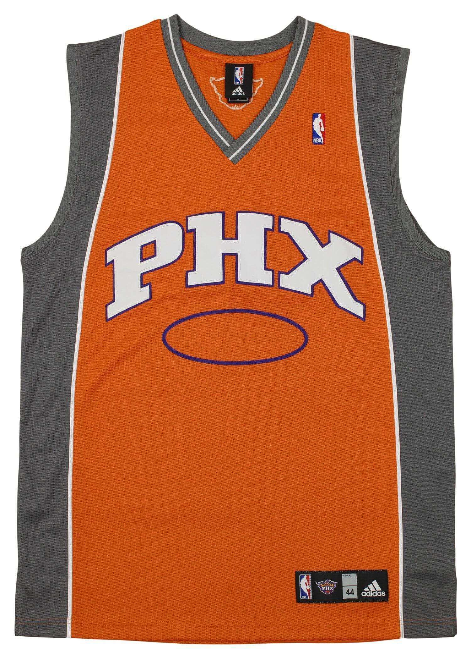 Phoenix Suns Adidas jerseys, Orange and Purple, sz Small, Devin