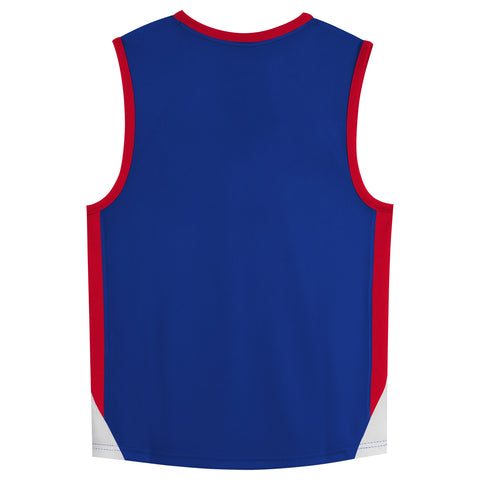 Outerstuff NBA Detroit Pistons Youth (8-20) Knit Top Jersey with Team Logo