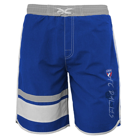 Outerstuff MLS FC Dallas Youth Color Block Swim Trunks