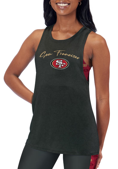 Certo By Northwest NFL Women's San Francisco 49ers Outline Tank Top