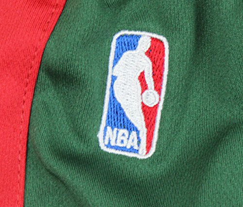 Adidas NBA Basketball Youth Boys Milwaukee Bucks Replica Road Shorts - Green