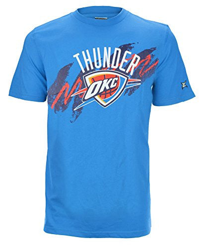 Zipway NBA Men's Oklahoma City Thunder Solo Short Sleeve Tee T-Shirt, Blue