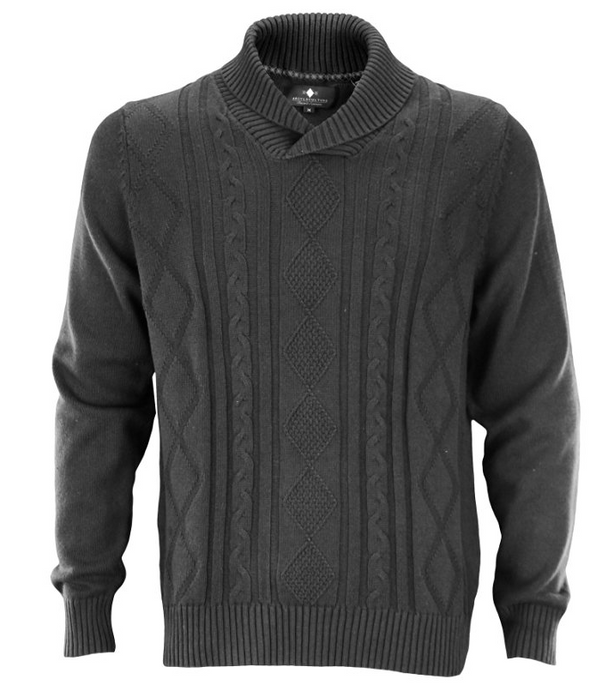 Argyle Culture Men's Shawl Collar Sweater, Color Options