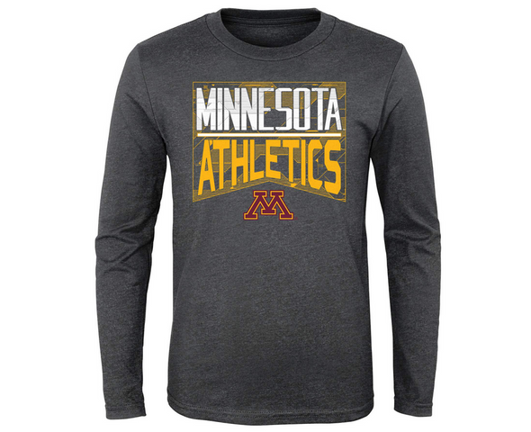 Outerstuff NCAA Youth (4-20) Minnesota Golden Gophers Performance L/S Energy Tee