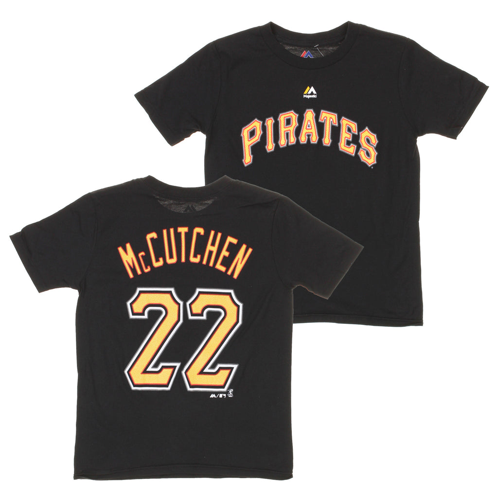 Nike Women's Pittsburgh Pirates Andrew McCutchen #22 Black T-Shirt