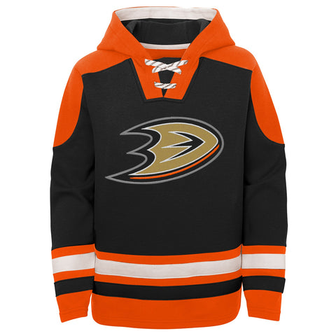 Outerstuff NHL Youth Anaheim Ducks Home Primary Logo Pullover Hoodie