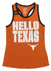 OuterStuff NCAA Texas Longhorns Youth Girls Princess Cut Tank, Orange