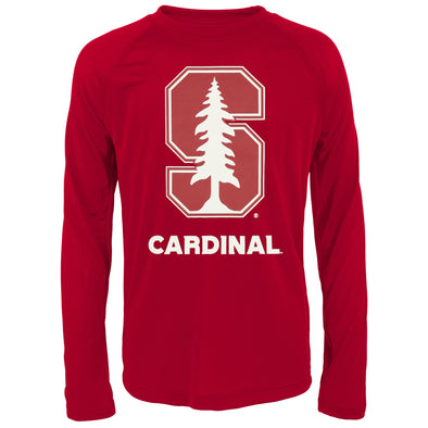 Outerstuff NCAA Youth (8-20) Stanford Cardinals Replen Performance Long Sleeve Shirt