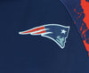 Zubaz NFL Men's New England Patriots  Full Zip Hoodie with Lava Sleeves