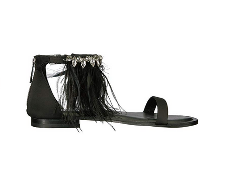 Steve Madden Women's Adore Flat Sandal, Black