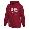 Outerstuff NFL Men's San Francisco 49ers Up Field Performance Fleece Hoodie