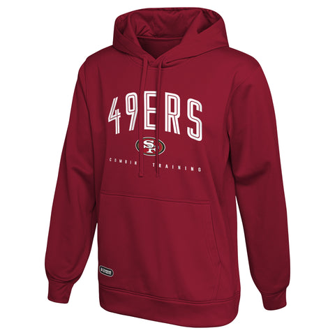 Outerstuff NFL Men's San Francisco 49ers Up Field Performance Fleece Hoodie