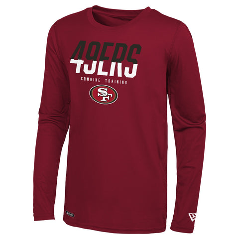 New Era NFL Men's San Francisco 49ers Split Line Long Sleeve Tee