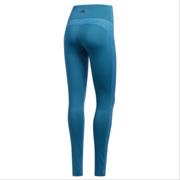 Adidas Women's Believe This Camouflage Jacquard Tights, Active Teal