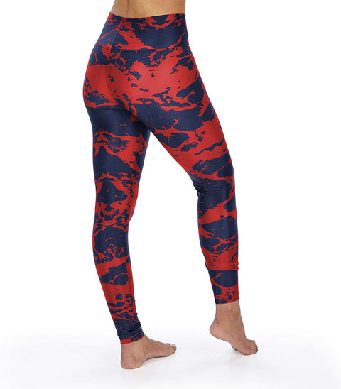 Zubaz Women's Houston Texans Team Colors Lava Legging