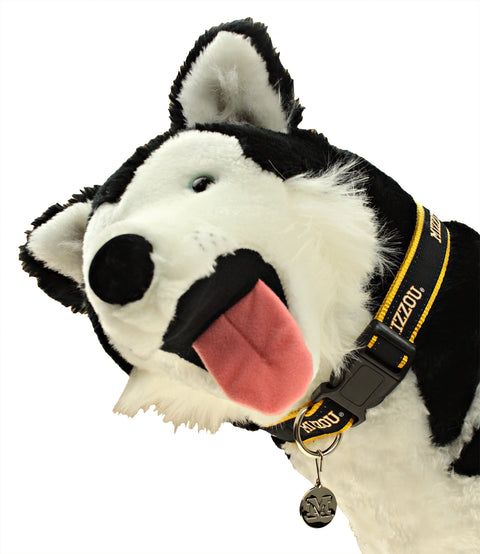 Sporty K9 NCAA Missouri Tigers Ribbon Dog Collar
