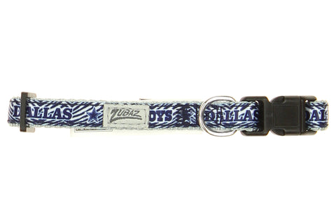 Zubaz X Pets First NFL Dallas Cowboys Team Adjustable Dog Collar