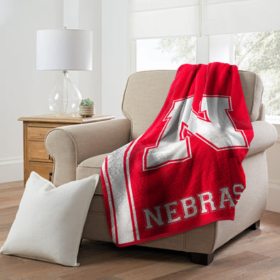 Northwest NCAA Nebraska Cornhuskers Sherpa Throw Blanket