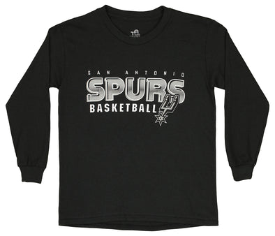 Outerstuff NBA Youth Boys San Antonio Spurs Stretchy Long Sleeve Tee