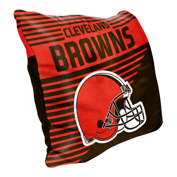 Northwest NFL Cleveland Browns Velvet Throw Pillow 18" x 18"