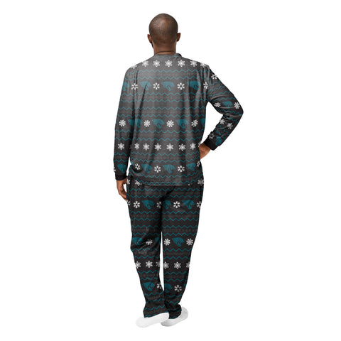 FOCO Men's NFL Jacksonville Jaguars Primary Team Logo Ugly Pajama Set