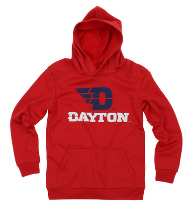 NCAA Youth Dayton Flyers Performance Hoodie, Red