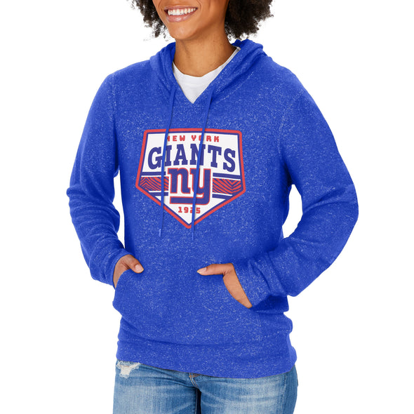Zubaz NFL Women's New York Giants Team Color Soft Hoodie